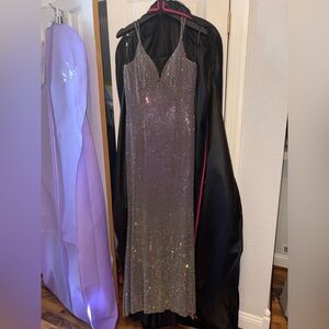 Rhinestone prom dress